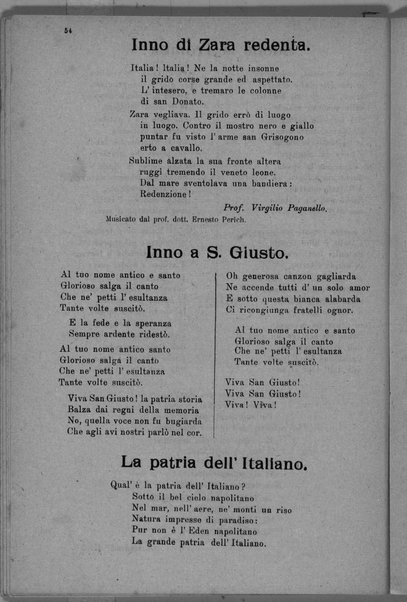 Il dalmatino. Lunario cattolico, greco ed ebraico per l'anno 1919